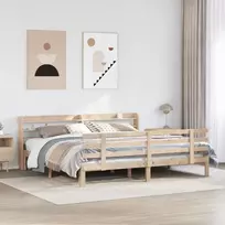 Lovos rėmas su galvūgaliu, 200x200cm, pušies medienos masyvas