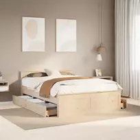 Lovos rėmas be čiužinio su galvūgaliu, 150x200cm, pušis