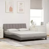 Lovos rėmas be čiužinio, Hanko, taupe spalvos, 160x200cm, audinys