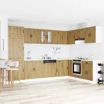Kriaušės pagrindinė spintelė Lucca 2 pcs Amatininkų ąžuolas