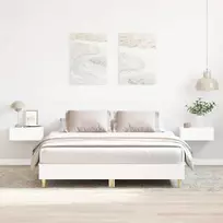 Lovos rėmas be čiužinio, baltos, 150x200cm, apdirbta mediena