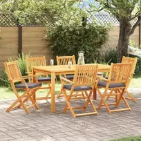 Sulankstoma kėdė su pagalve 6 pcs Pilka 49 x 57.5 x 92cm