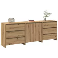 3 dalių indauja Artisan Oak Engineered Wood