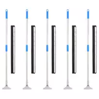 Grindų valytuvai, 5vnt., 75x122,5cm, plienas ir guma