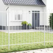 Sodo tvora 2 pcs Balta 3,4 x 1 m Miltelinis plienas
