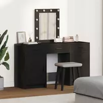 Makiažo stalas Juoda 50 x 41 x 135 cm Apdirbta mediena