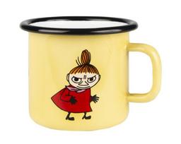 Emalio puodelis Muurla Muumi 2,5dl, Little My, geltonas
