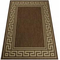 Lauko/vidaus kilimas, tinkantis terasoms ir balkonams Clasic 80x150 cm, rudas