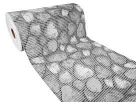 Lauko/vidaus kilimas, tinkantis terasoms ir balkonams 65x140 cm, pilkas