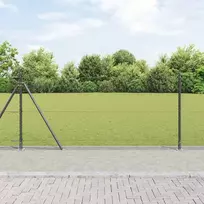 Suvirinta vielos tvora su betono baze 100 x 1 m (W x H)
