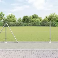 Suvirinta vielos tvora su betono baze 100 x 1 m (W x H)