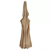Pakaitinis audinys lauko skėčiui nuo saulės, taupe, 610cm