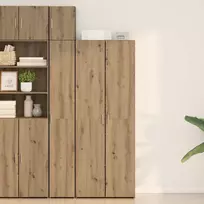 Aukštas spintelė 2 pcs Amatininkų ąžuolas 70 x 42,5 x 185 cm