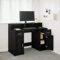 Stalas juoda ąžuolo 120 x 55 x 91 cm Apdirbta mediena