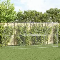 Šunų narvas 2 pcs Sidabro 4 x 2 x 2 m Galvanizuotas plienas