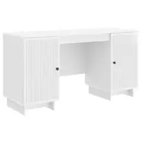 Stalas Itin blizgi balta Apdirbta mediena 142,5 x 50 x 75 cm