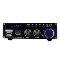 Blitzwolf AS-22 garso stiprintuvas, 45W, Bluetooth 5.0, USB + nuotolinio valdymo pultas (juodas) universalus