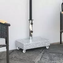 Skėčio pagrindas, šviesiai pilkas, 45x25x8,3cm, granitas