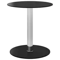 Kavos staliukas, juodos spalvos, 40cm, grūdintas stiklas