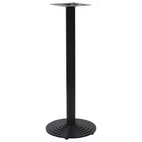 Bistro stalo kojelė Juoda Ø43x107 cm Ketaus