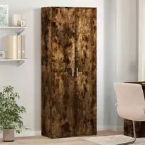 Komoda, dūminio ąžuolo spalvos, 70x35x180cm, apdirbta mediena