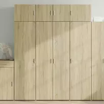 Spintelė daiktams, ąžuolo, 80x42,5x225cm, apdirbta mediena