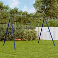 Lauko sūpynių komplektas su sūpynėmis ir diskinėmis sūpynėmis