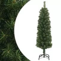 Plona dirbtinė Kalėdų eglutė su stovu, žalia, 120cm, PVC