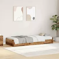 Lovos rėmas Senovinis medis 98.5 x 200 cm Apdirbta mediena