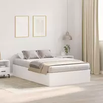 Lova su daiktų laikymo vieta su saugykla Balta 120 x 200 cm