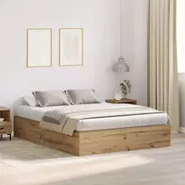 Lova su daiktų laikymo vieta Amatininkų ąžuolas 150 x 200 cm