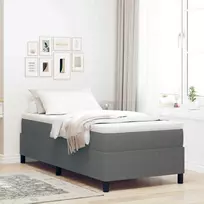 Platforminės lovos rėmas Šviesiai pilka 90 x 200 cm