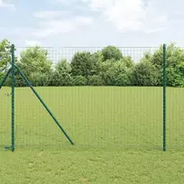 Įmontuotas tvoros stulpas 52 pcs Žalia
