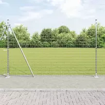 Suvirinta vielos tvora su betono baze 10 x 1,4 m (P x A)