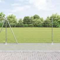 Suvirinta vielos tvora su betono baze