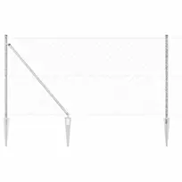 Suvirintas vielinis tvoras su smailiais galais 10 x 1 m (P x A)