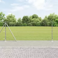 Suvirinta vielos tvora su betono baze 100 x 1 m (W x H)