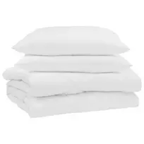 Vasaros antklodė su pagalve 3 pcs Balta Mikropluoštas