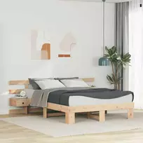 Lovos rėmas Ruda 150 x 200 cm Kietos pušies mediena