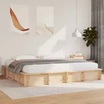 Lovos rėmas Ruda 180 x 200 cm Kietos pušies mediena