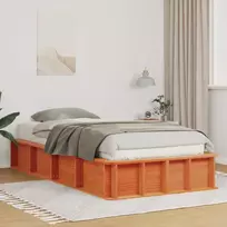Lovos rėmas Vaško ruda 100 x 200 cm Kietos pušies mediena