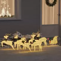 LED elniai 7 pcs Auksinė audinys