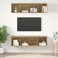 TV spintelių komplektas 2 pcs Amatininkų ąžuolas