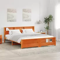 Lovos rėmas Vaško ruda 200 x 200 cm Tvirtas pušies medis