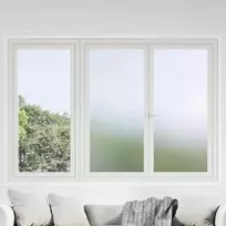 Savaime prisiklijuojanti langų plėvelė Frosted Pilka PVC