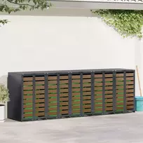 Rato konteinerių laikymas 3 konteineriams 340 x 77.5 x 115.5 cm