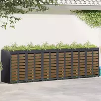 Rato konteinerių laikymas 3 konteineriams 340 x 77.5 x 115.5 cm