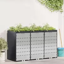 Rato konteinerių laikymas 3 konteineriams 340 x 77.5 x 115.5 cm