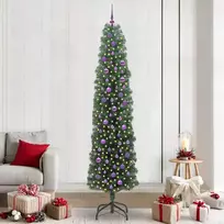 Dirbtinė Kalėdų eglutė Žalia 240 cm PVC, plienas ir plastikas