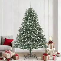 Dirbtinė Kalėdų eglutė Žalia 240 cm PVC, plastikas ir plienas